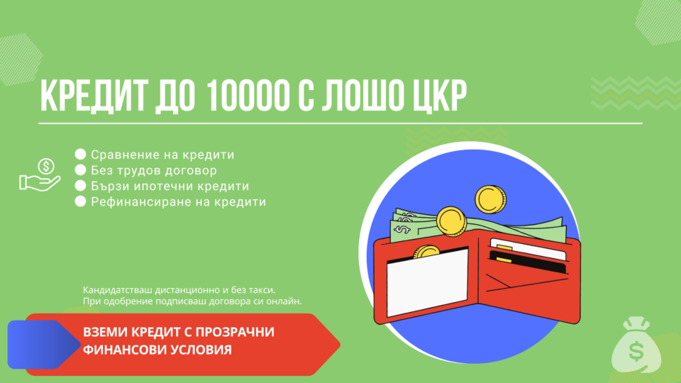 Кредит до 10000 с лошо ЦКР